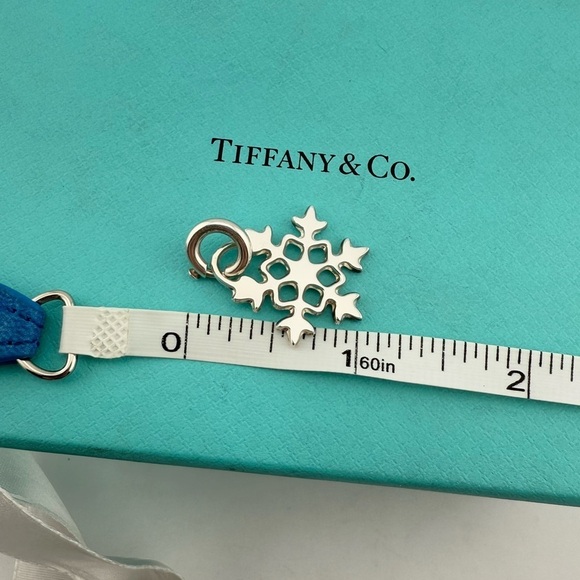 Tiffany & Co. Snowflake Charm in Sterling Silver with Clasping Link - Picture 5 of 5